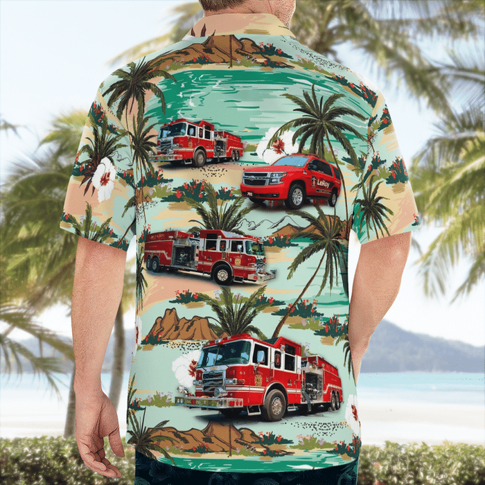 Leroy Fire Department, Le Roy, New York Hawaiian Shirt