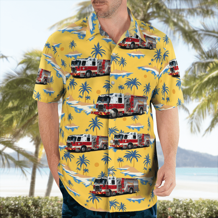 Lauderhill Fire Rescue, Lauderhill, Florida Hawaiian Shirt