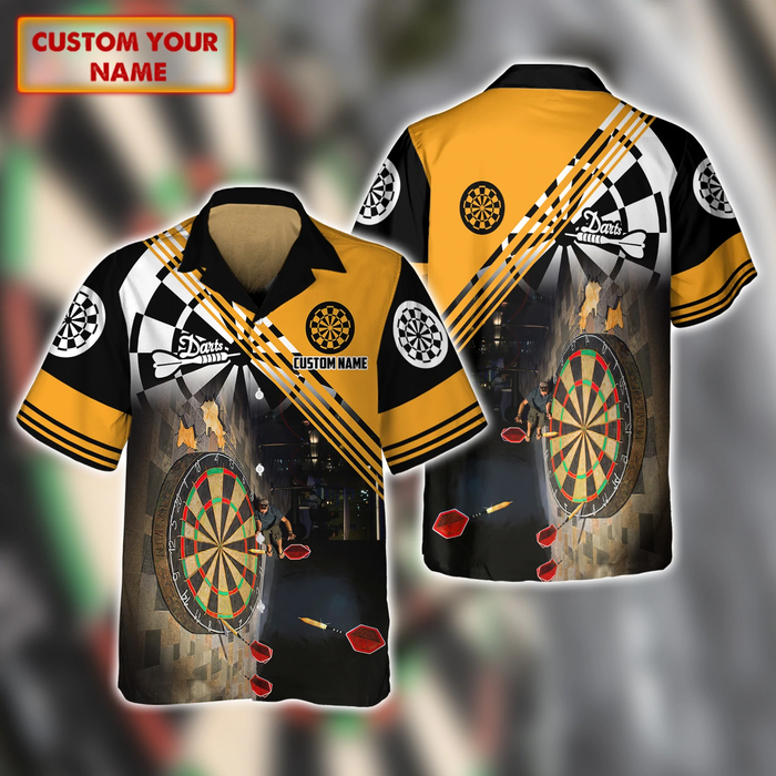 Darts - Personalized Name 3D Hawaiian Shirt