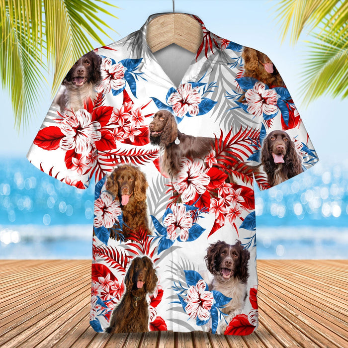 Field Spaniel Hawaiian Shirt -  Gift for Summer, Summer aloha shirt, Hawaiian shirt for Men and women