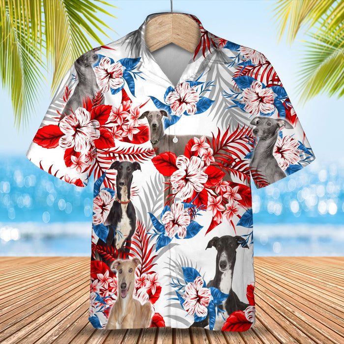 Greyhound Hawaiian Shirt - Gift for Summer, Summer aloha shirt, Hawaiian shirt for Men and women