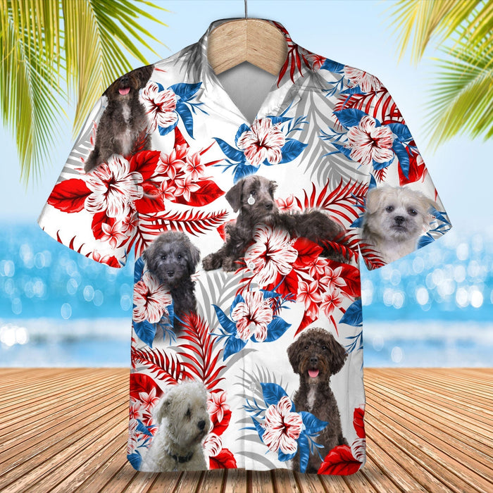 Schnoodle Hawaiian Shirt -  Gift for Summer, Summer aloha shirt, Hawaiian shirt for Men and women