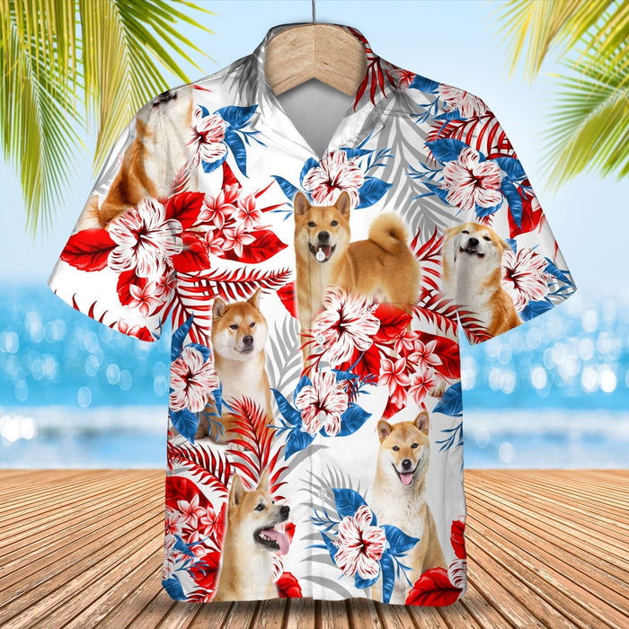 Shiba Inu Hawaiian Shirt - Gift for Summer, Summer aloha shirt, Hawaiian shirt for Men and women